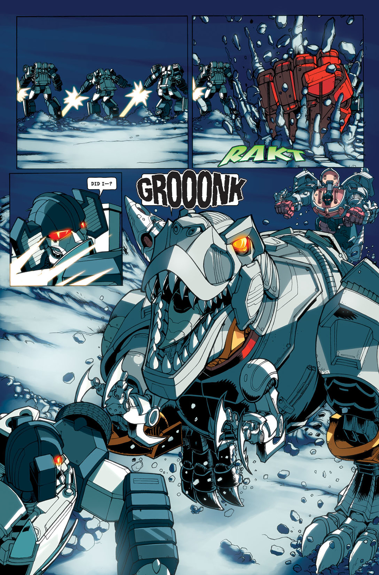 Read online The Transformers Maximum Dinobots comic Issue 1
