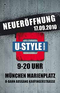 shops-muenchen.de Blog: U.Style Marienplatz Eröffnung 17.09.2010