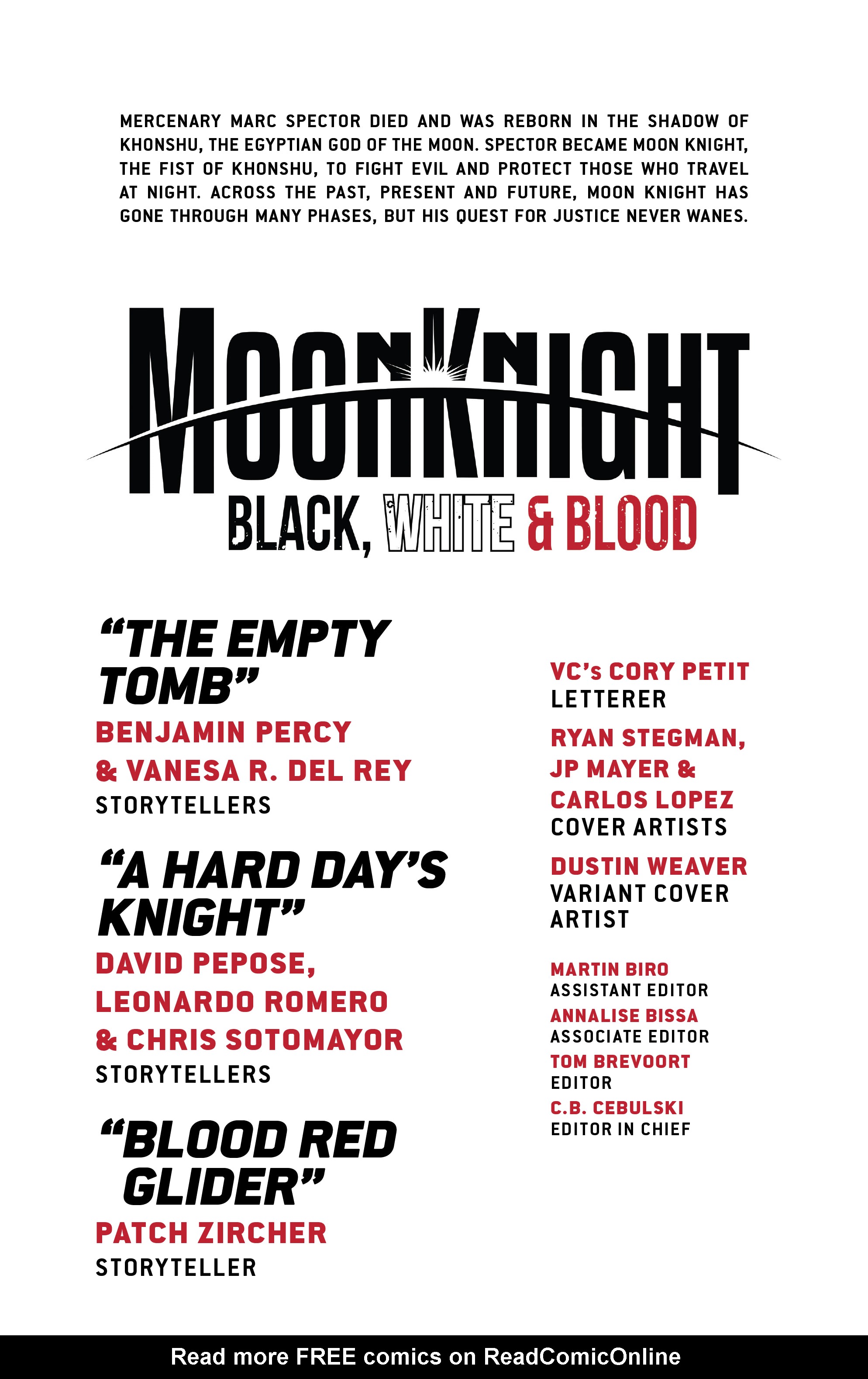 Read online Moon Knight: Black, White & Blood comic -  Issue #2 - 2