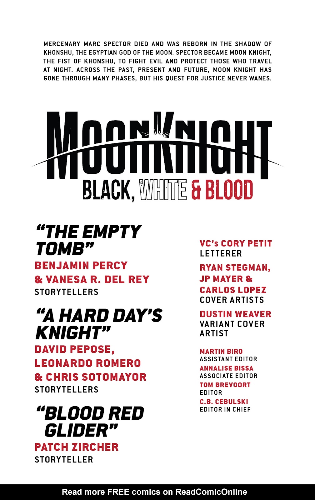 Moon Knight: Black, White & Blood issue 2 - Page 2