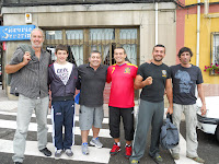 Ángel Ramiro, Ángel Arenas, gimnasio Arenas, Asturias, karate, kumite
