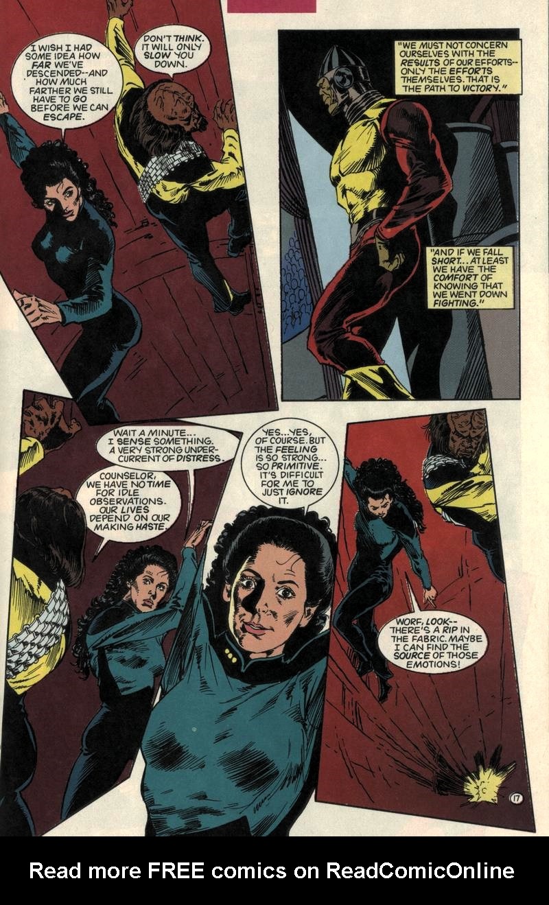 Read online Star Trek: The Next Generation (1989) comic -  Issue #53 - 18