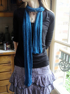 one row lace scarf