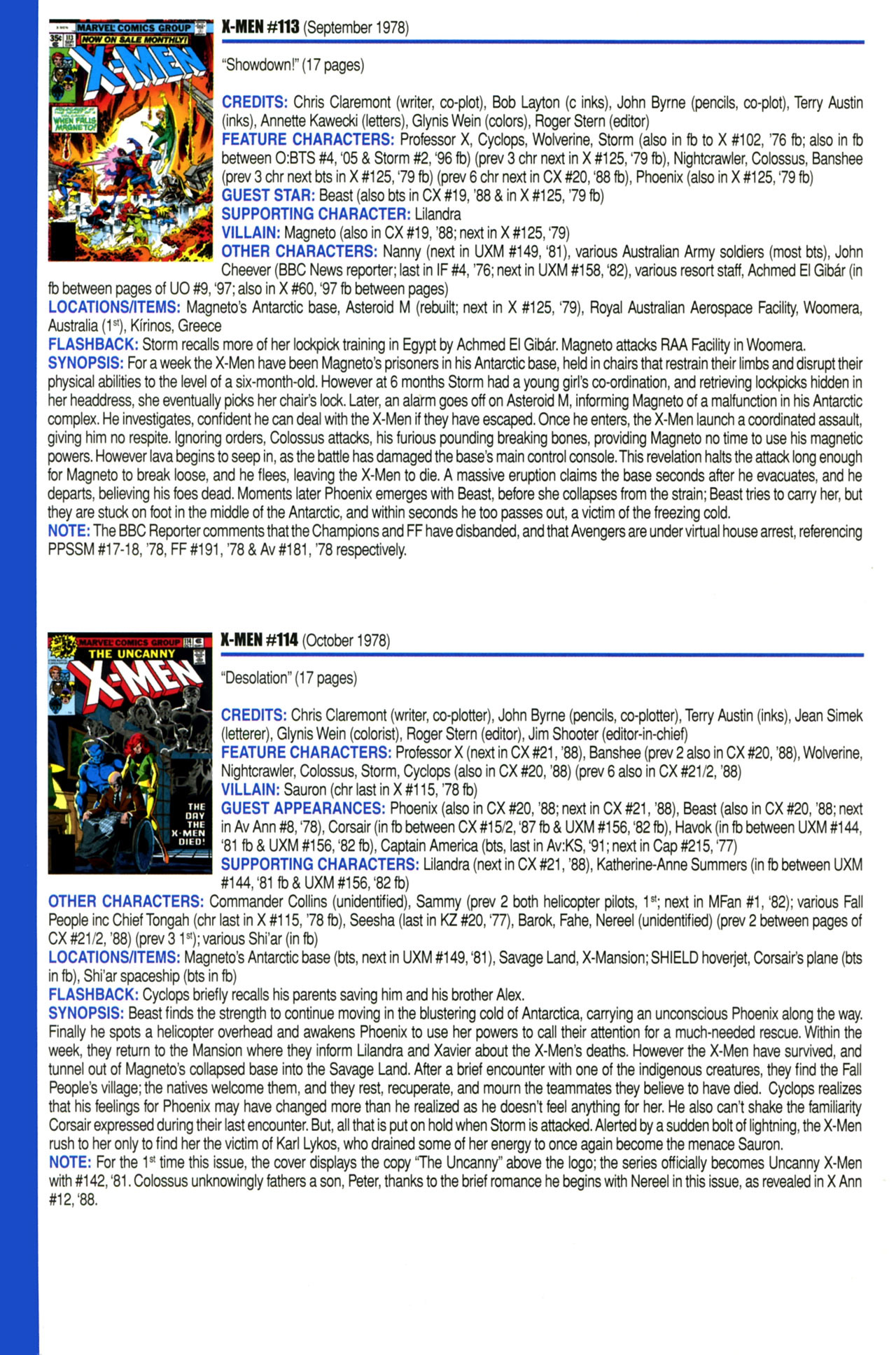 Read online Official Index to the Marvel Universe comic -  Issue #3 - 48