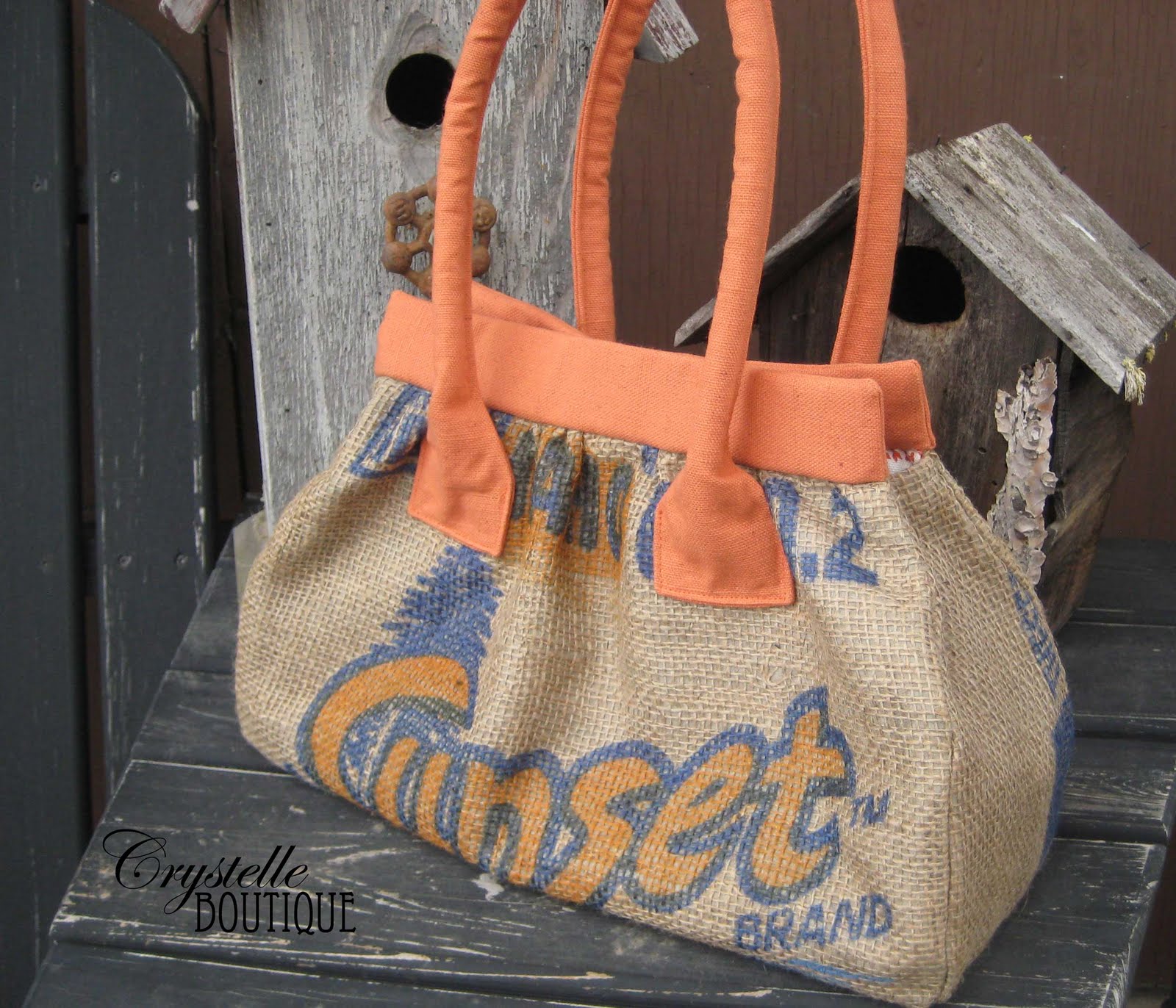 Tutorial Boutique Sewing with Burlap Potato Sacks