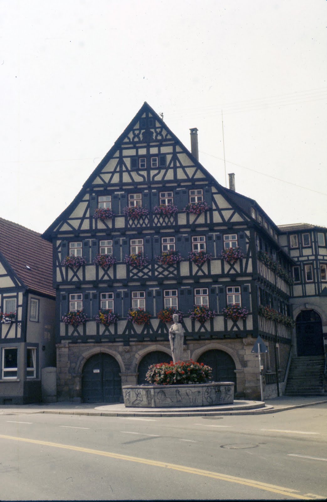 Pfullingen 1979 Das Rathaus von Pfullingen