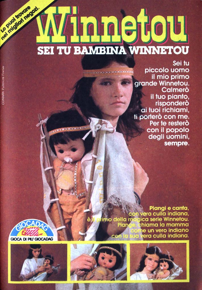 bambolotto indiano anni 80