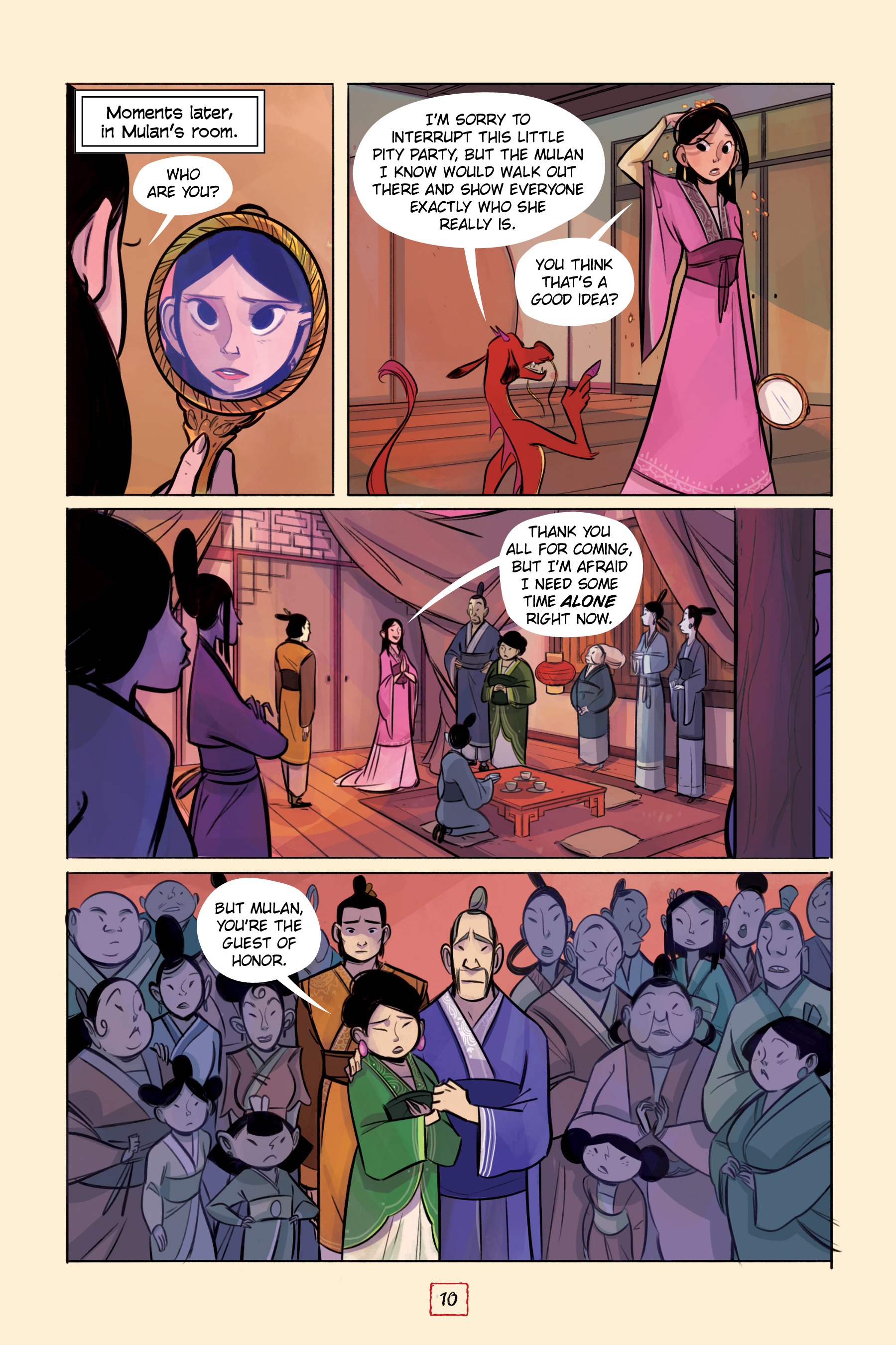 Read online Disney Mulan's Adventure Journal: The Palace of Secrets comic -  Issue # TPB - 12