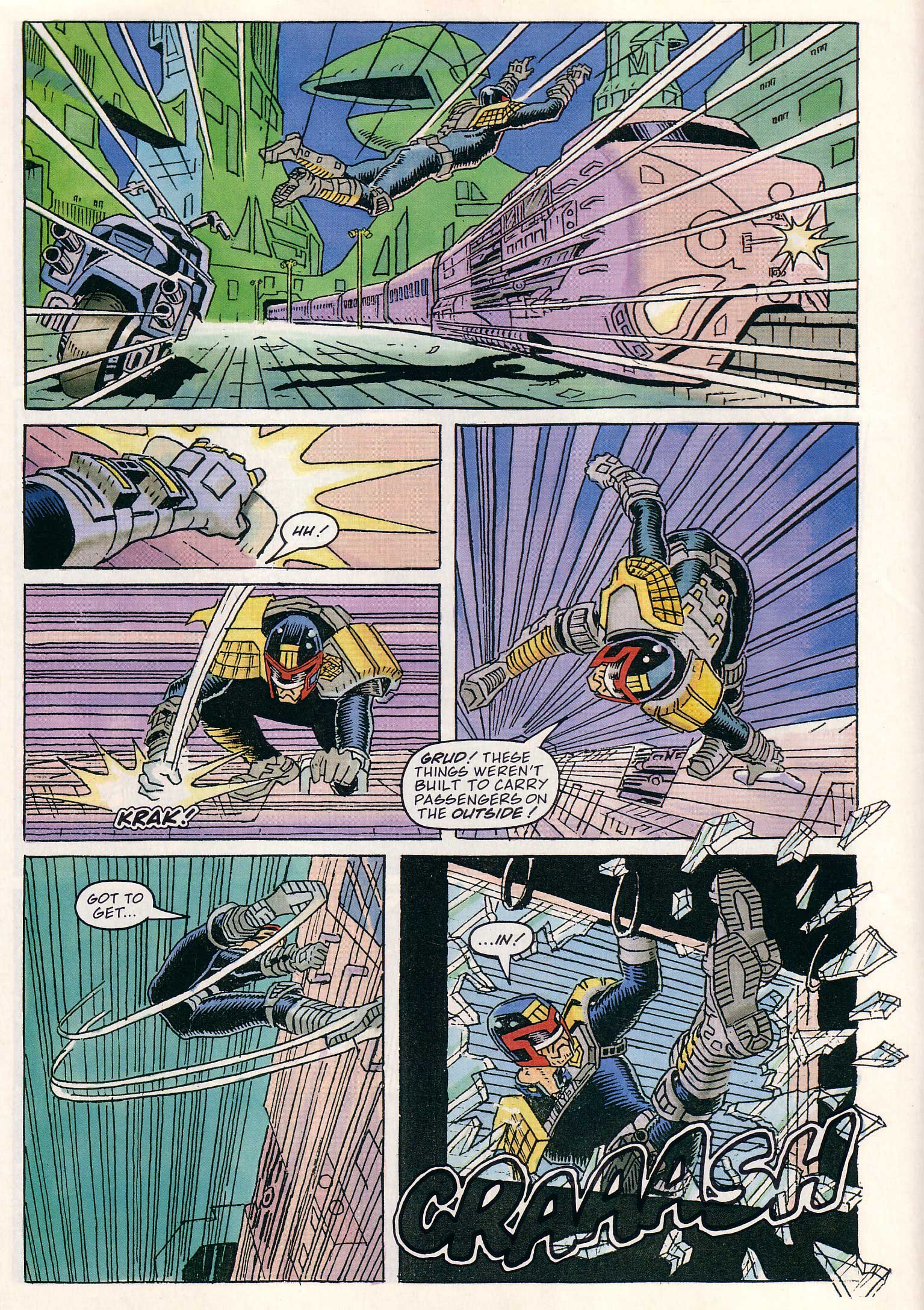 Read online Judge Dredd Lawman of the Future comic -  Issue #16 - 6