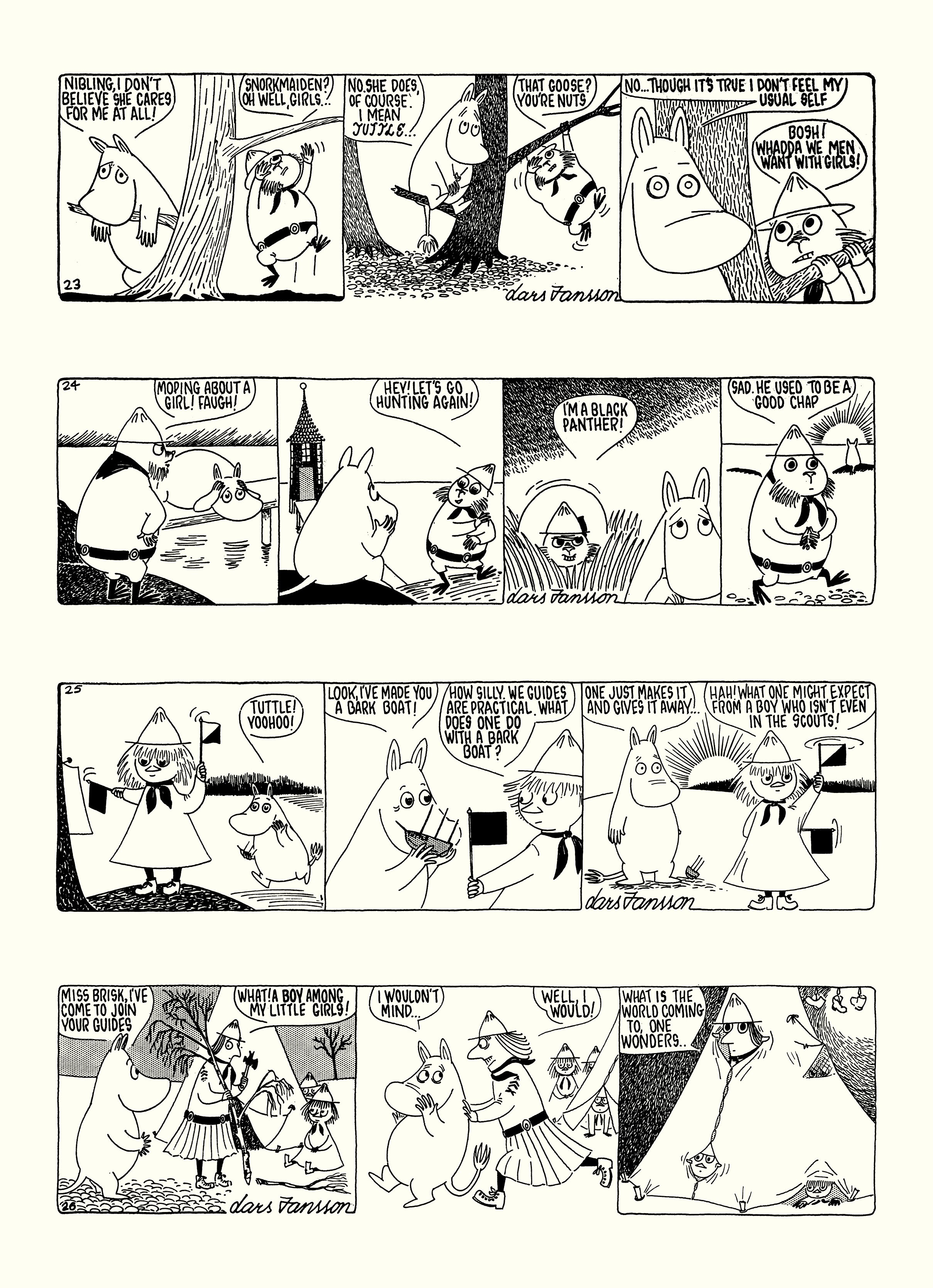 Read online Moomin: The Complete Lars Jansson Comic Strip comic -  Issue # TPB 7 - 33