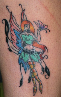 fantasy girl tatto design