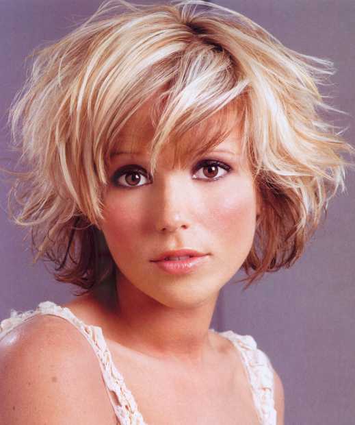 fine hair styles: wavy hair styles: pictures of short wavy hair styles