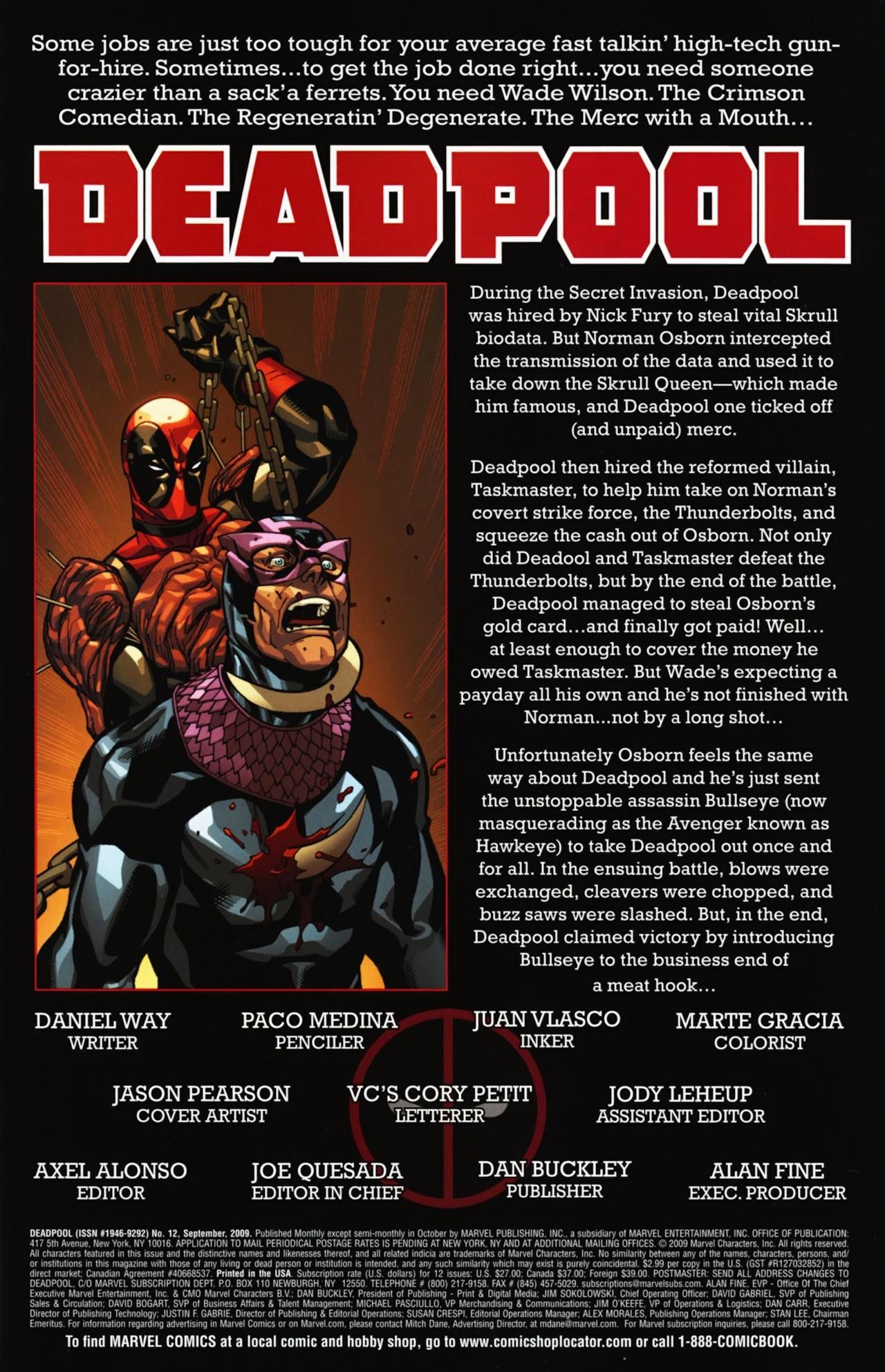Read online Deadpool (2008) comic -  Issue #12 - 2