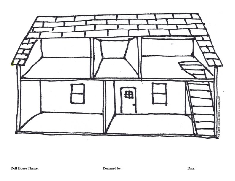 40+]Easy Doll House Drawings and Sketches