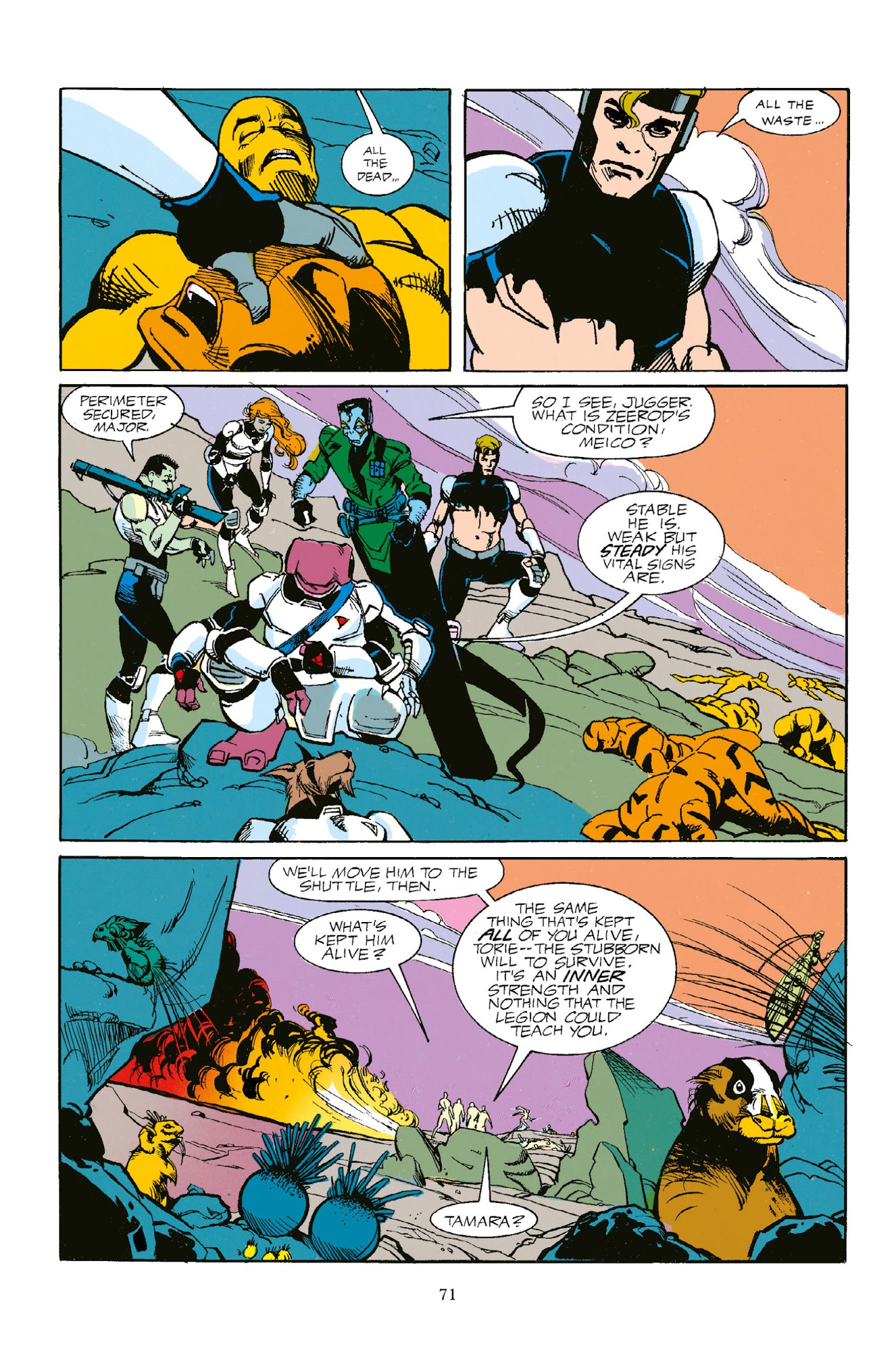 Read online Alien Legion: Dead and Buried comic -  Issue # TPB - 70