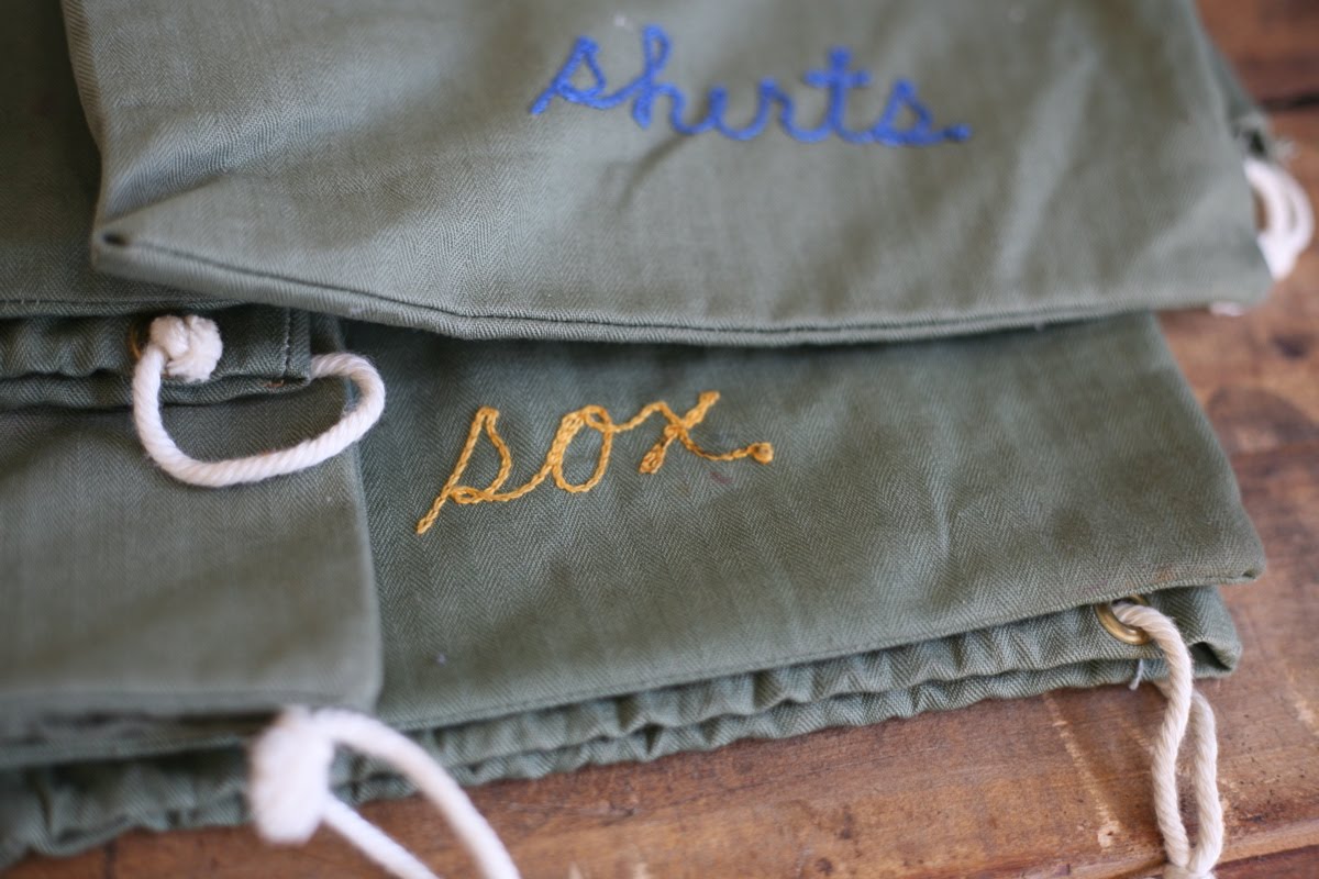 FORESTBOUND EMBROIDERED DITTY BAGS