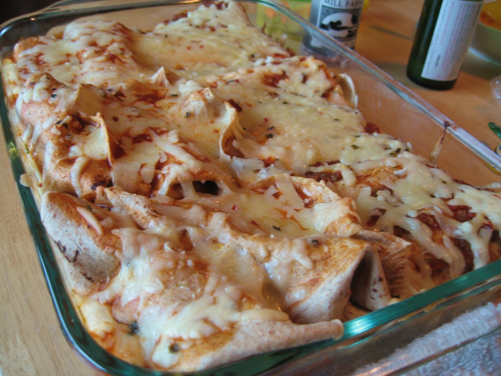 What's Mandy Cooking? Baked Cream Cheese Enchiladas