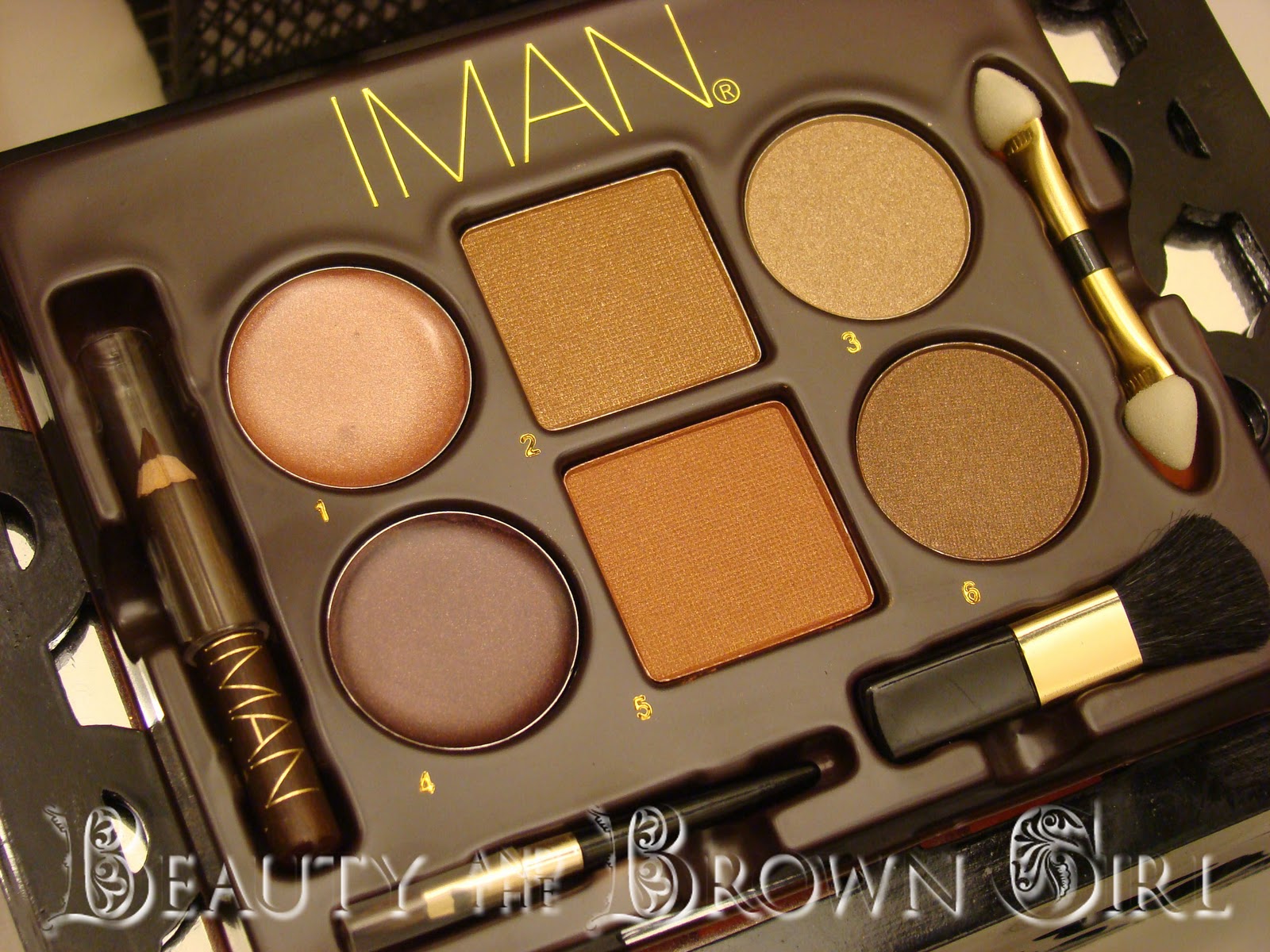 Beauty and the Brown Girl: Iman Beauty Success Kit Swatches