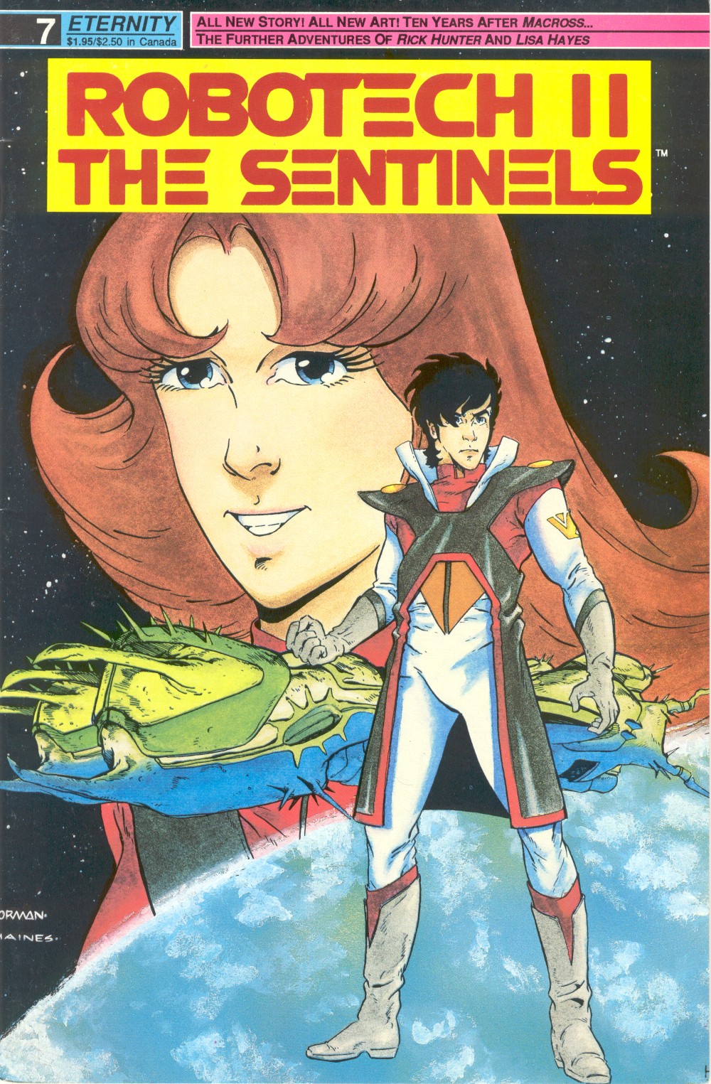 <{ $series->title }} issue Robotech II: The Sentinels Book 1 Issue #7 - Page 1