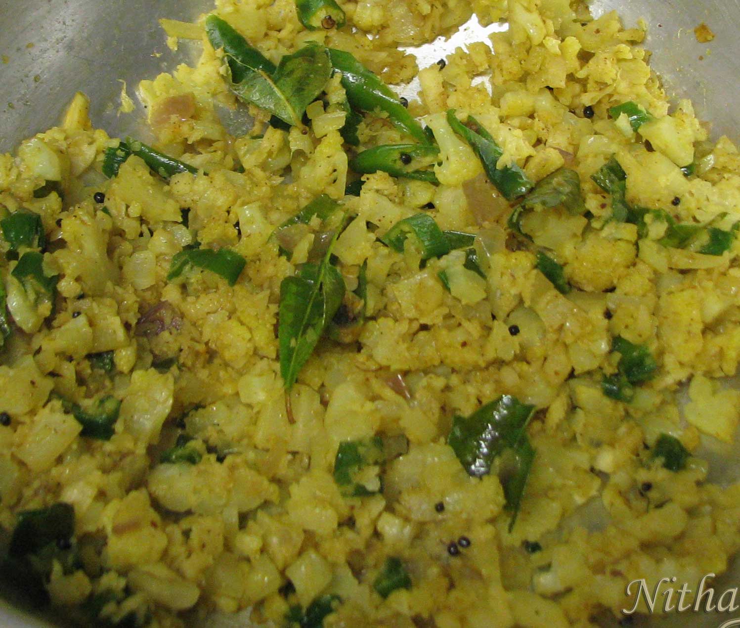 Amateur Perceptions Cauliflower Thoran