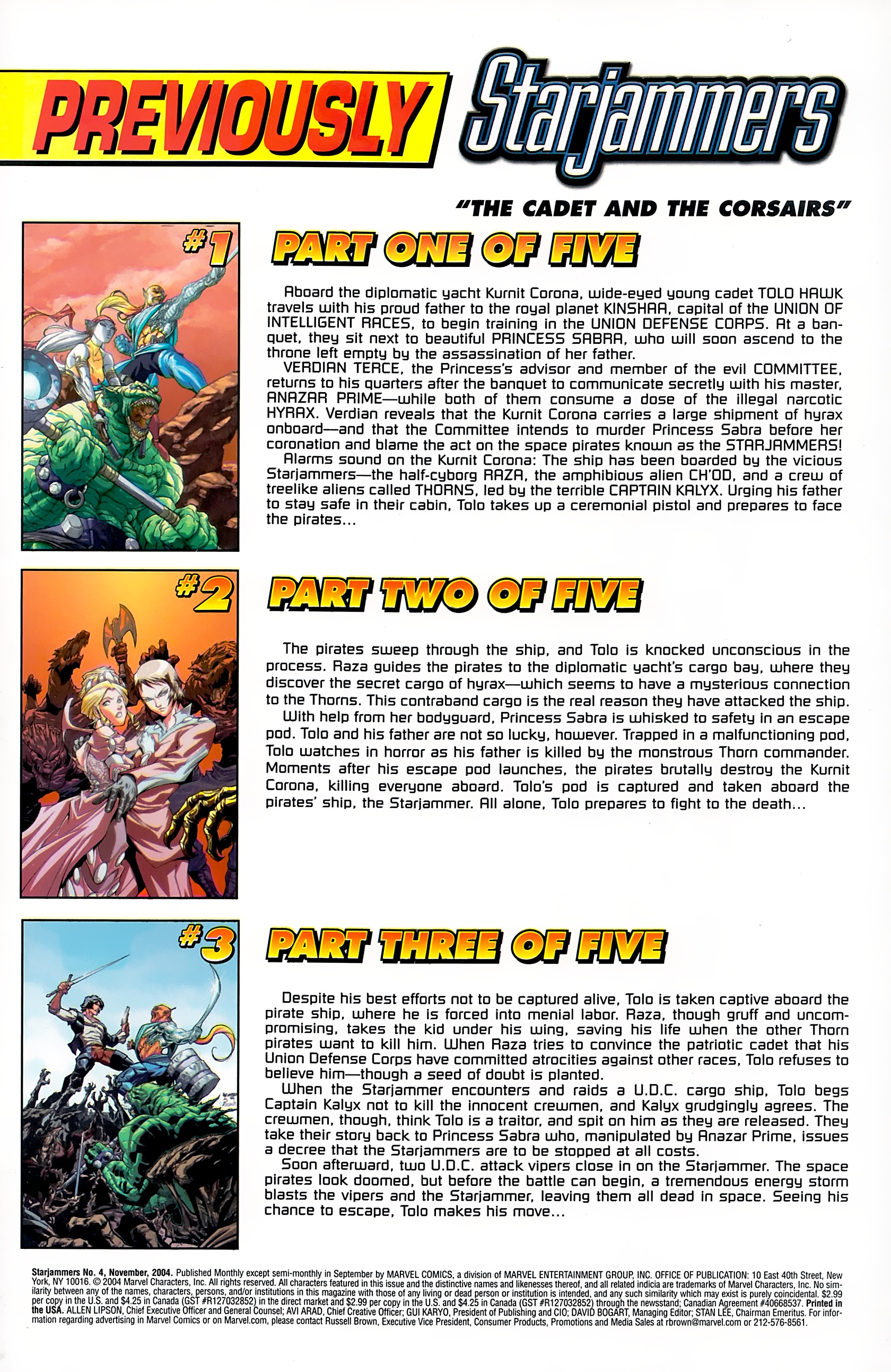 Read online Starjammers (2004) comic -  Issue #4 - 2