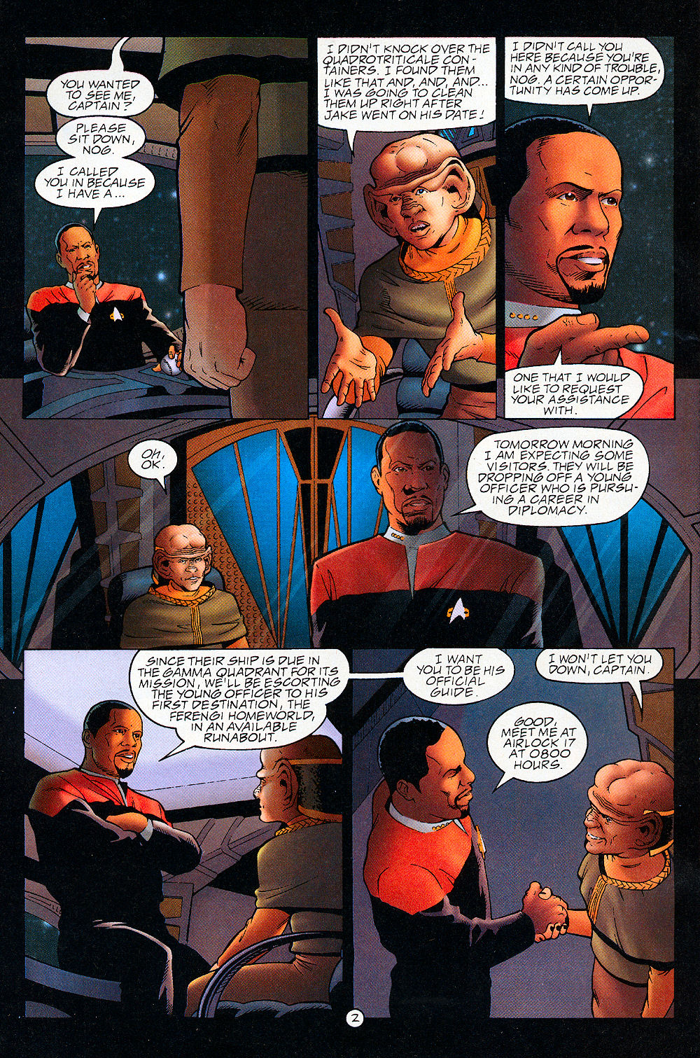 Read online Star Trek: Deep Space Nine: Celebrity Series comic -  Issue #2 - 4