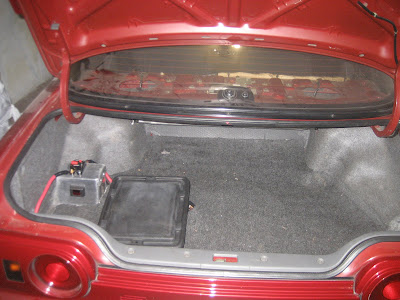 Battery relocation with display panel