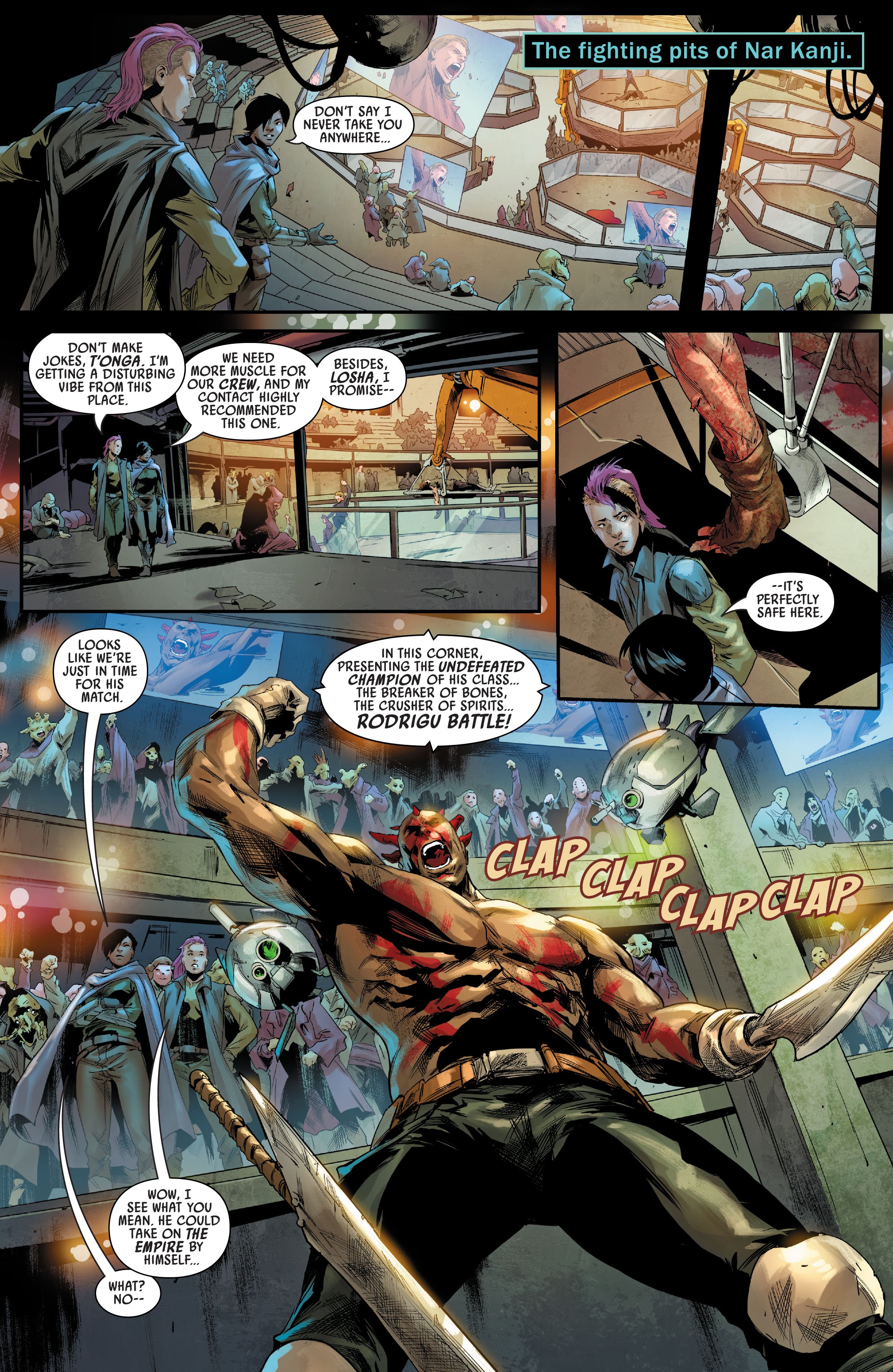 Read online Star Wars: Bounty Hunters comic -  Issue #15 - 8