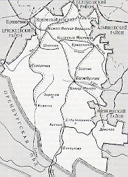 Карта буздякского района с деревнями