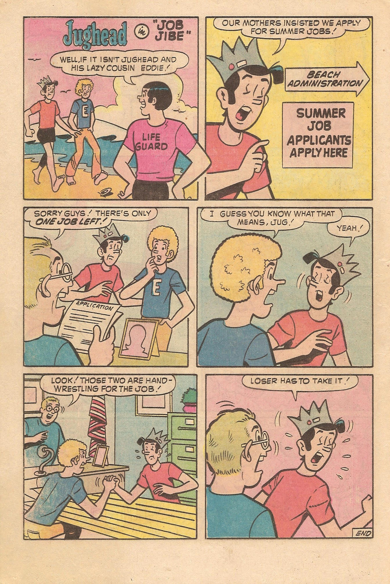 Read online Jughead's Jokes comic -  Issue #41 - 16