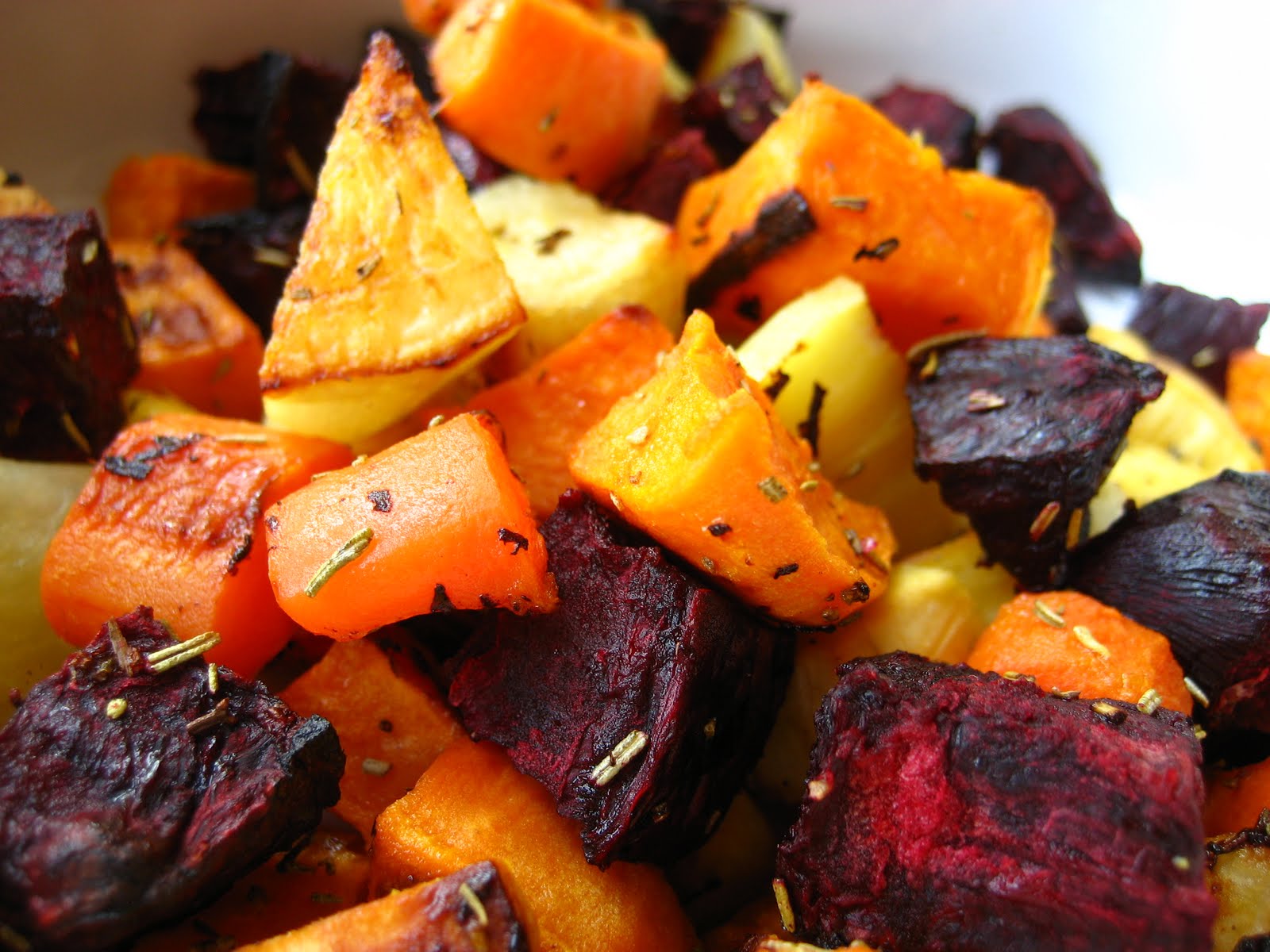 Home Cooking In Montana Roasted Root Vegetables with Orange Maple Glaze