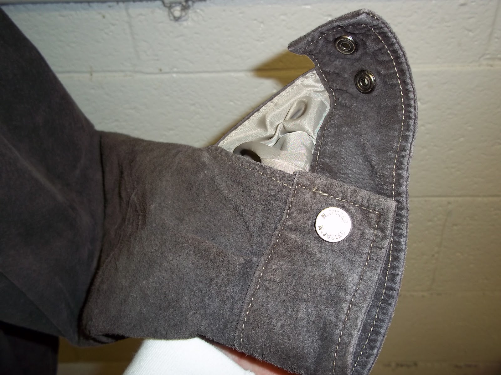 Leather Cleaning, Re-dyeing and Restoration: Wilson Leather Jacket