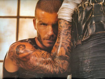 david beckham modelando