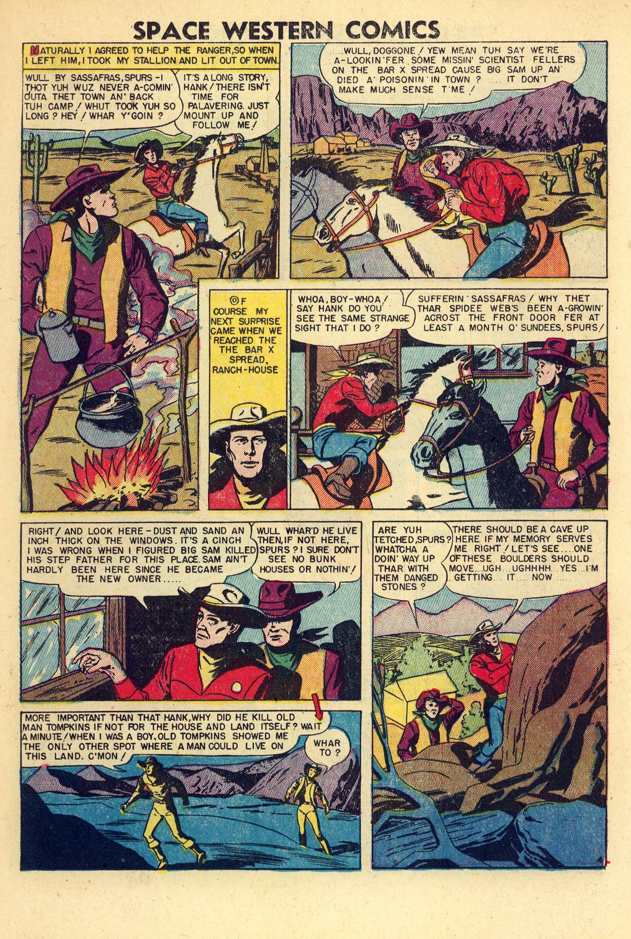 Read online Space Western Comics comic -  Issue #40 - 23