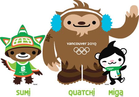 Video de Miga, Quatchi, & Sumi de las Olimpiadas de Inverno 2010