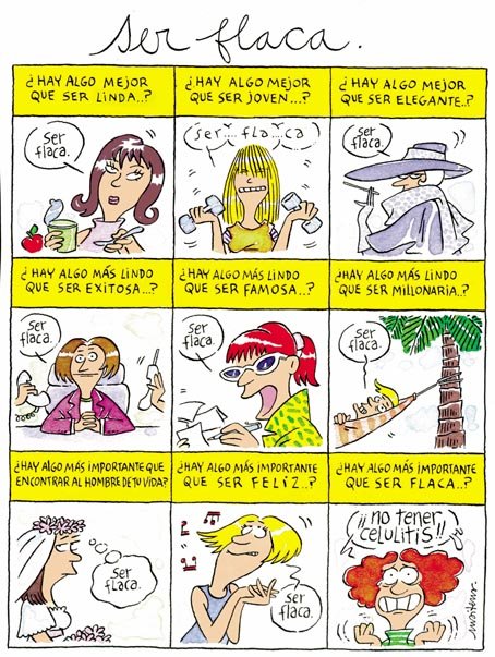 Humor: Ser Flaca, las Mujeres!!!