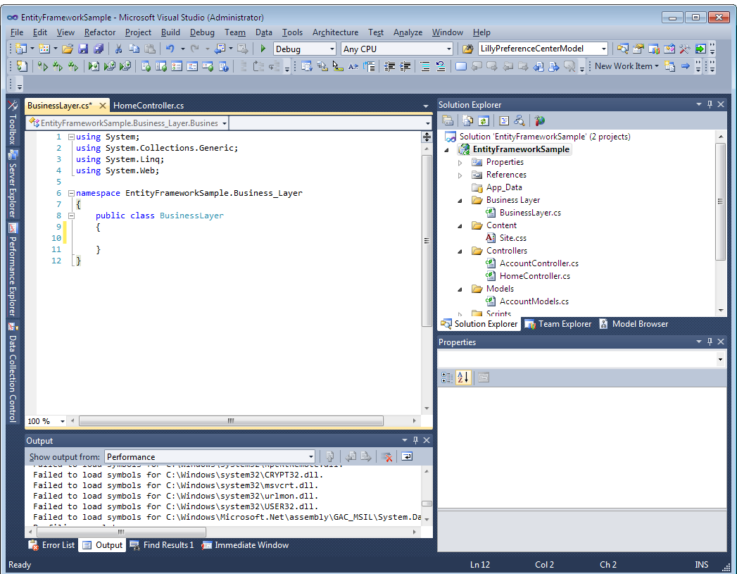 Sean Iannuzzi's Blog: ADO.NET Entity Framework 4.0 - Does it work ...