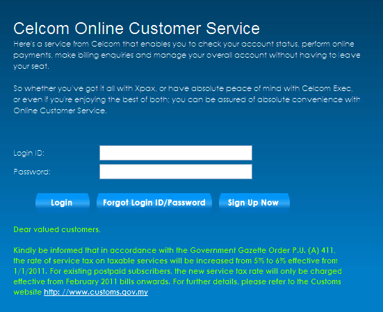Celcom Customer Online Service / Celcom Online Customer Service Number