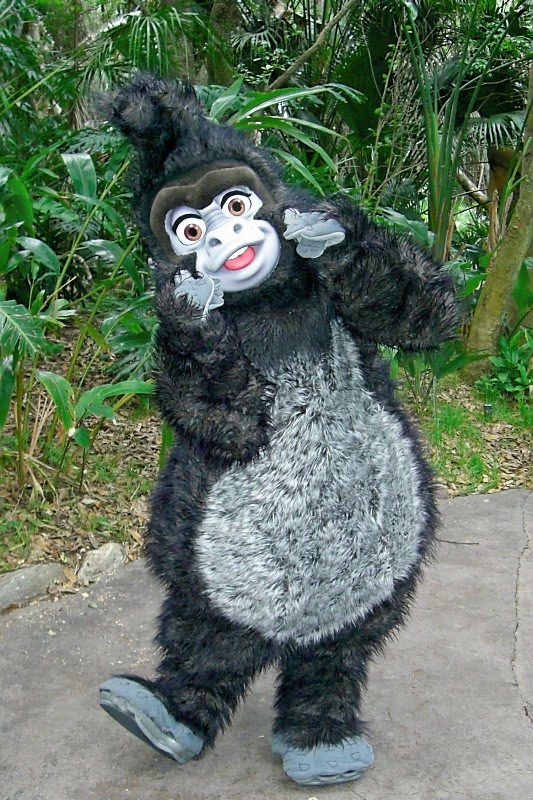 Disney dinoland animal kingdom large soft latex plush rubber t-rex Unofficial Disney Character Hunting Guide: Animal Kingdom Character