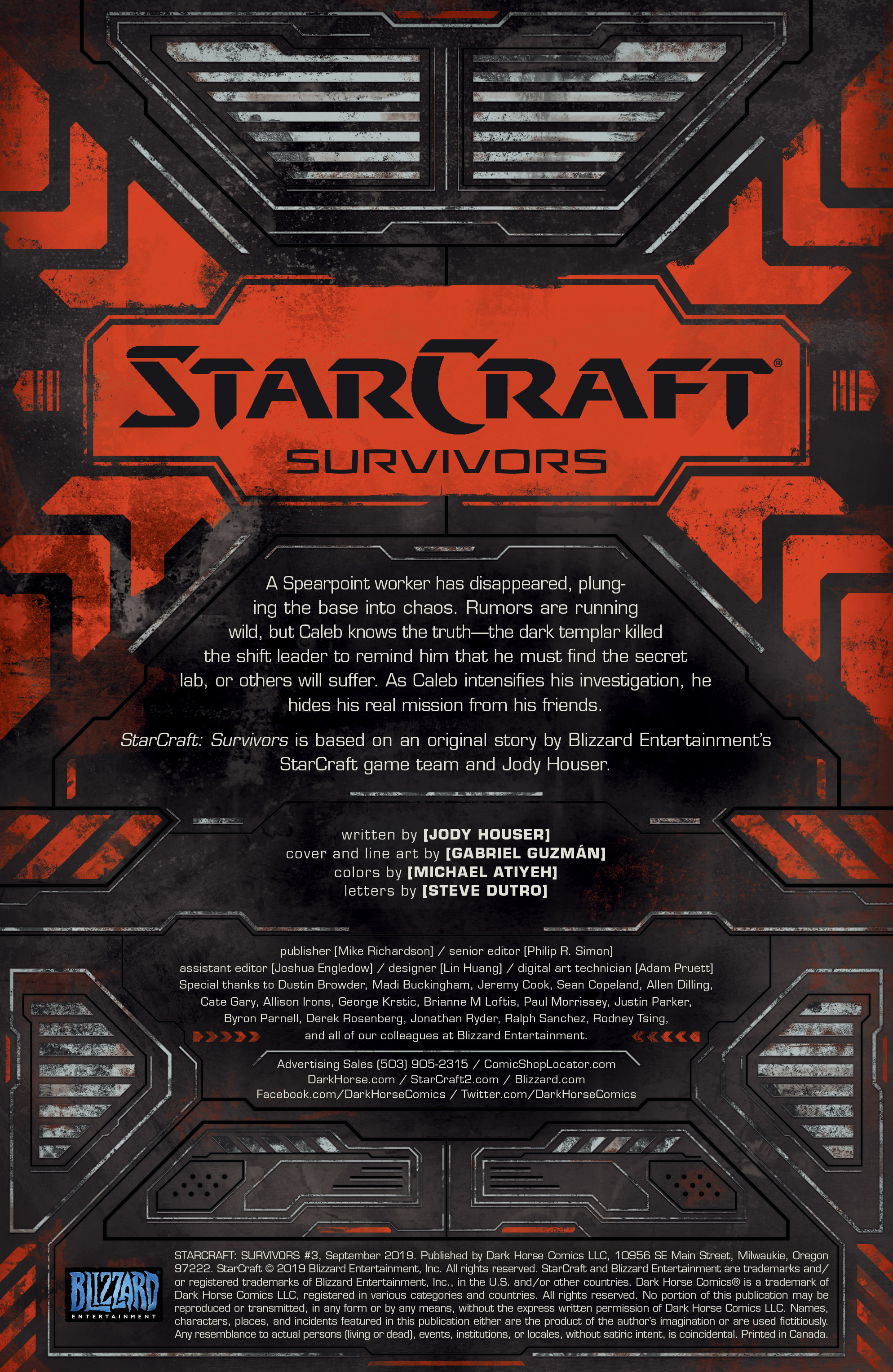 Read online StarCraft: Survivors comic -  Issue #3 - 2