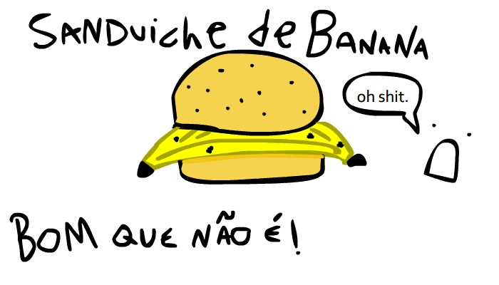sanduiche de banana