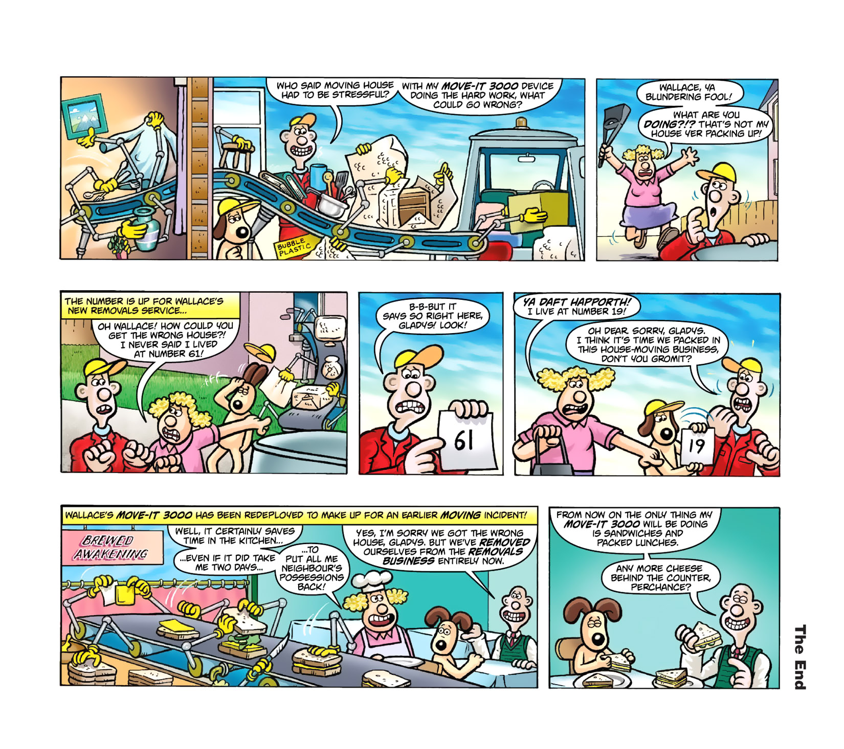 Read online Wallace & Gromit Dailies comic -  Issue #7 - 9
