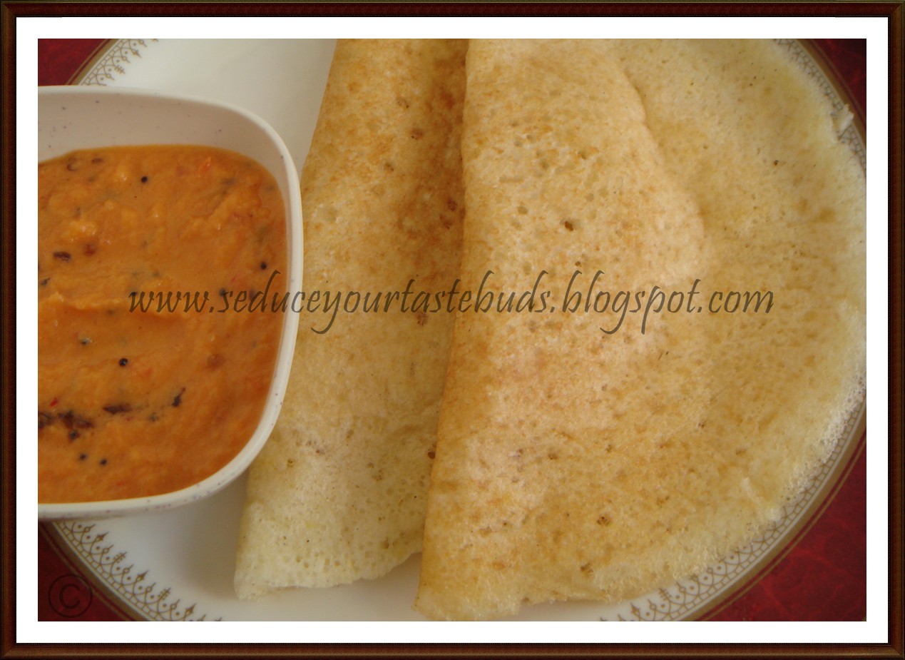 Seduce Your Tastebuds... Soybean Dosa