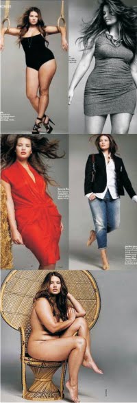 Modelo plus-size (número 48) é capa de editorial da Elle Francesa .