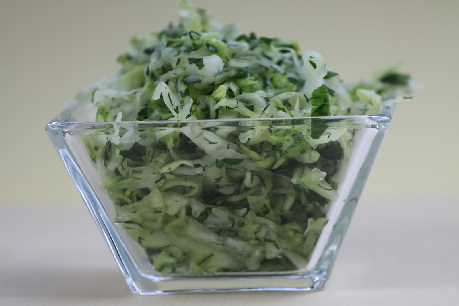 Pots and Frills White Cabbage SaladPolish Ingredients, German Way
