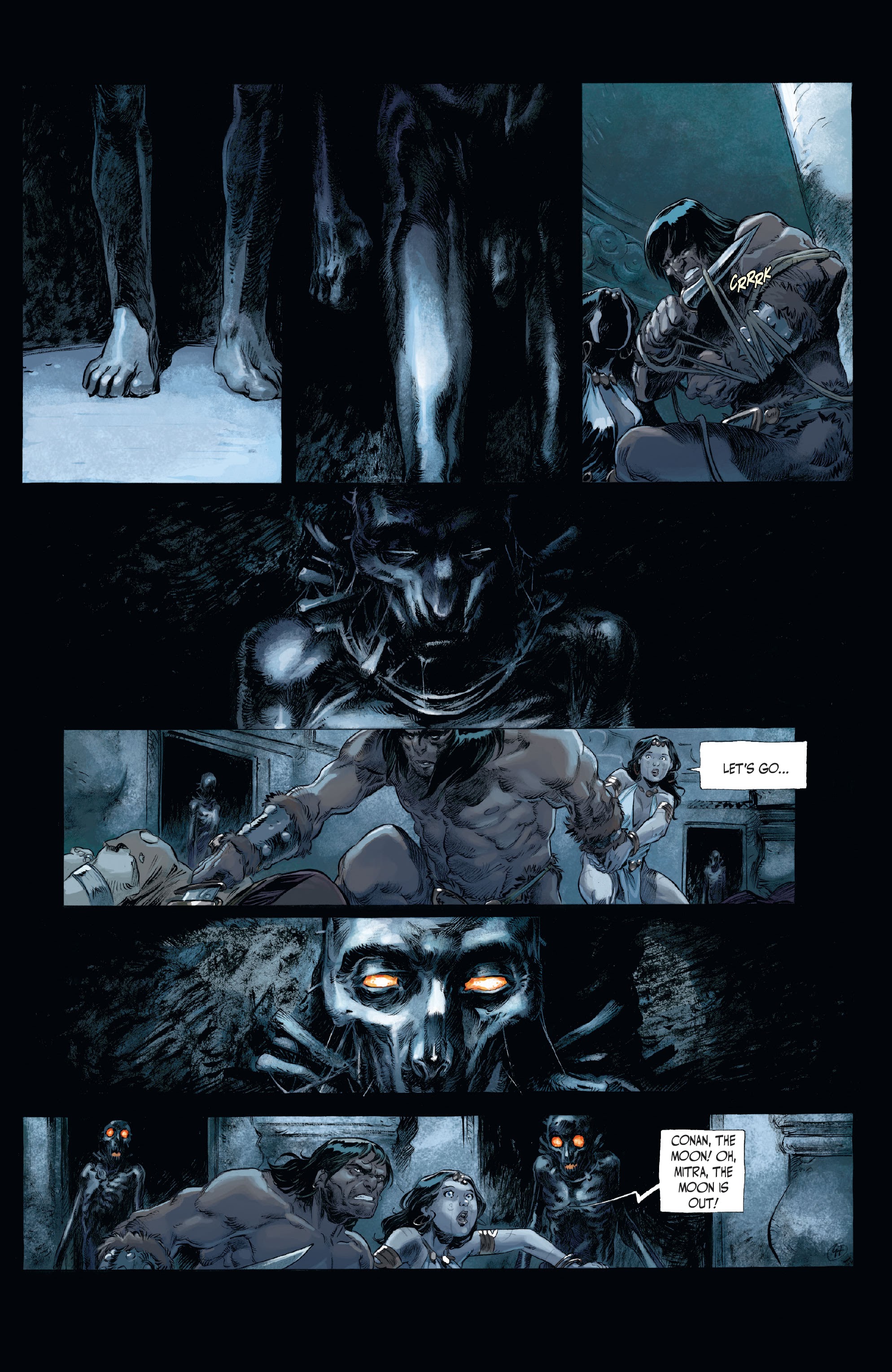 Read online The Cimmerian: Iron Shadows in the Moon comic -  Issue #3 - 9