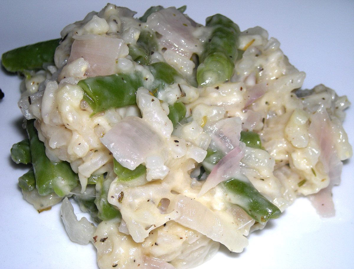 Double Take Green Bean Risotto