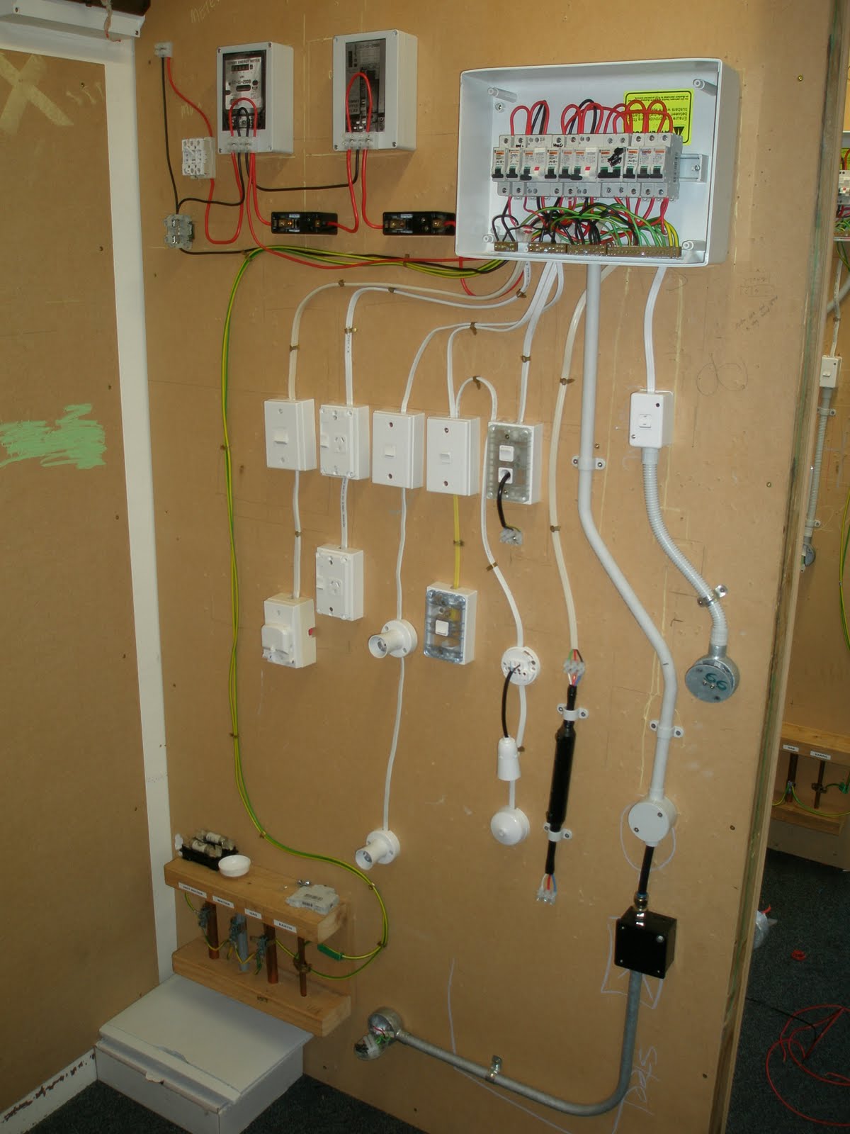 Alford Electric: My panel board wirings