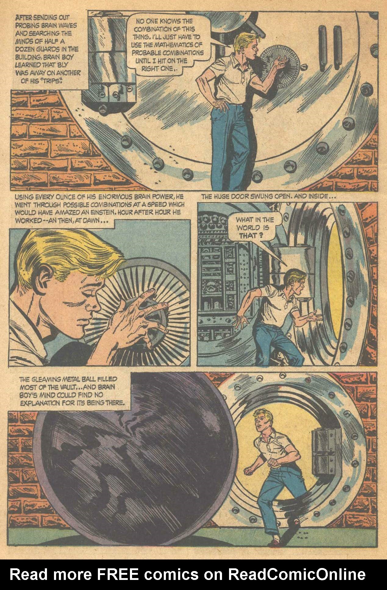 Read online Brain Boy (1962) comic -  Issue #4 - 14