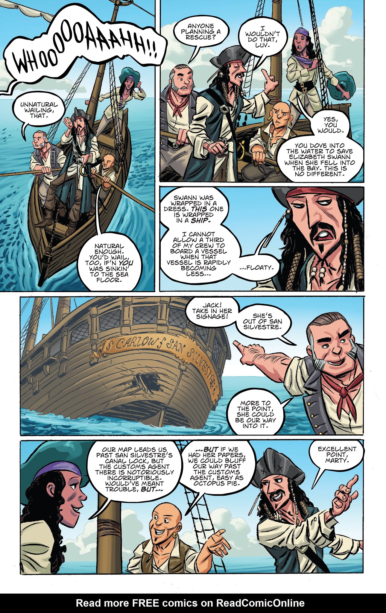 Read online Disney Pirates of the Caribbean comic -  Issue #3 - 4